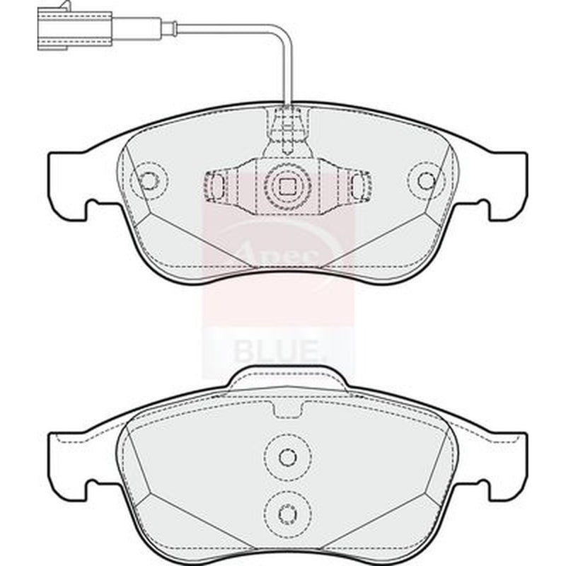 Apec Front Brake Pad Set PD3651