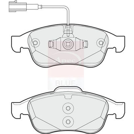 Apec Front Brake Pad Set PD3651