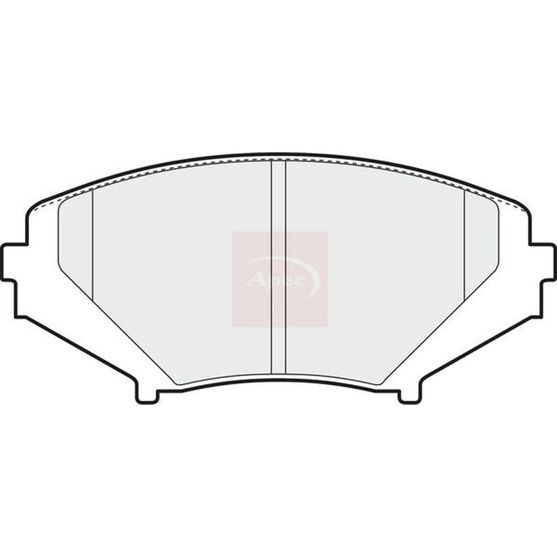 Apec Front Brake Pad Set PAD1372