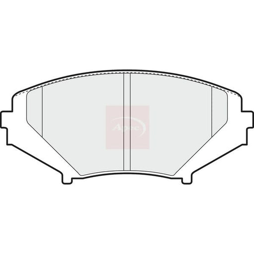 Apec Front Brake Pad Set PAD1372
