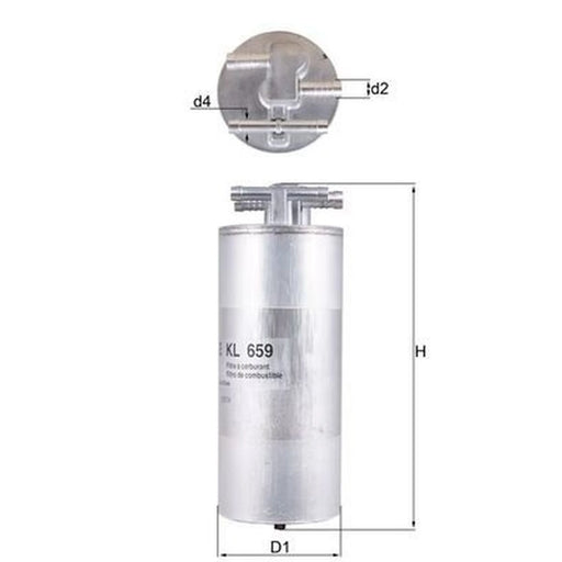 Mahle Fuel Filter Element KL 659