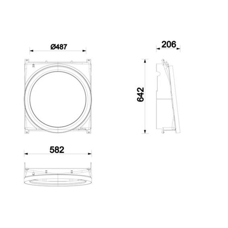 Mahle Radiator Fan Shroud/Cowling CFS 32 000P OE 504000186