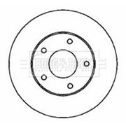 Borg & Beck 2 x Vented Front Brake Discs BBD4327