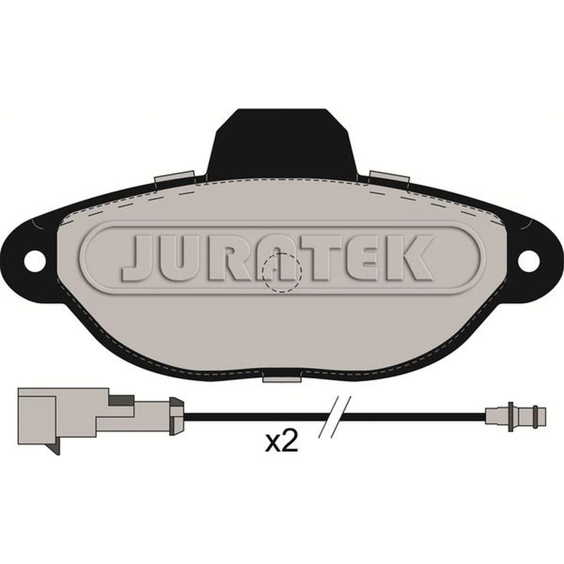 Juratek Front Brake Pad Set JCP925