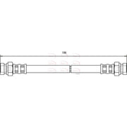 Apec Brake Hydraulic Hose Line Rear HOS3609
