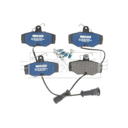 Borg & Beck 4 x Rear Brake Pad Set BBP1302