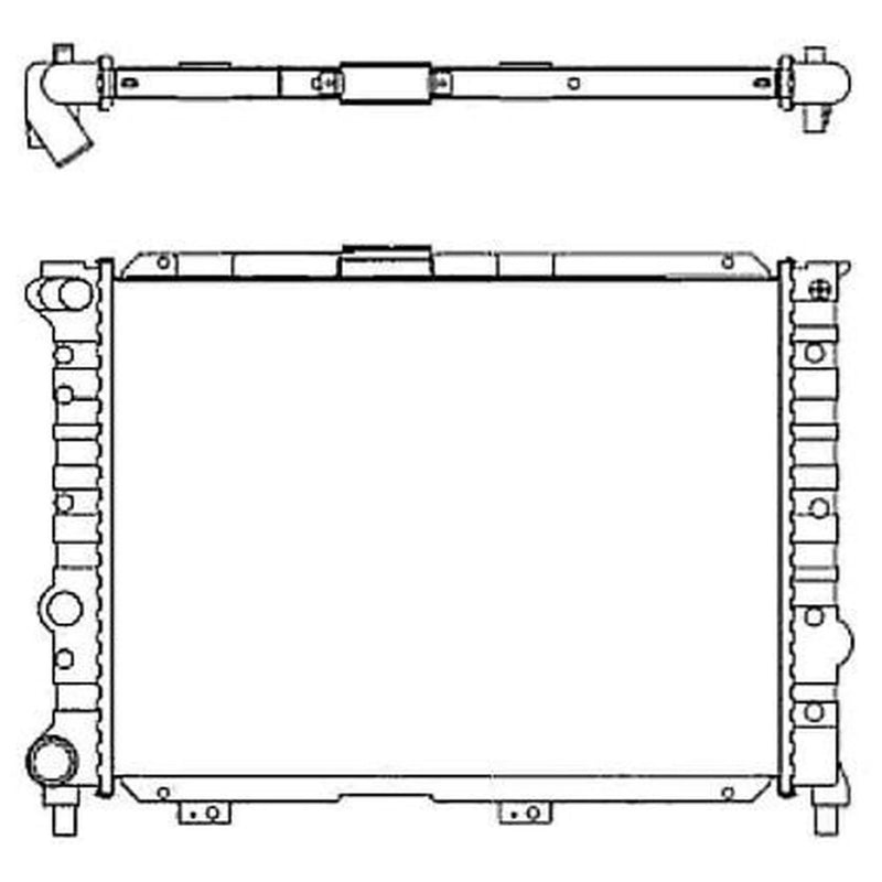 NRF Engine Radiator 58114