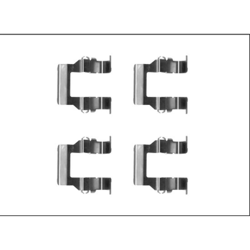 Textar Brake Pad Accessory Fitting Kit Rear 82540000
