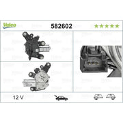 Valeo Front/Rear Wiper Motor Rear 582602