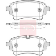 Apec Rear Brake Pad Set PAD2406