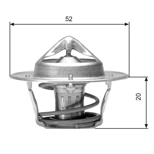 Gates Thermostat,Coolant TH04182G1