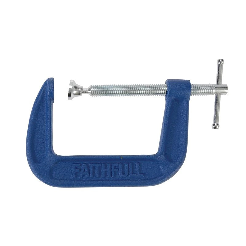 Faithfull Medium-Duty G-Clamp 75mm (3in) - FAIGMD3