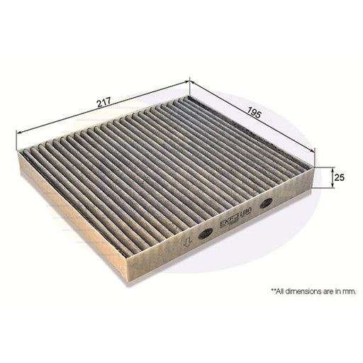 Comline Cabin Air Filter (Pollen Filter) EKF318A