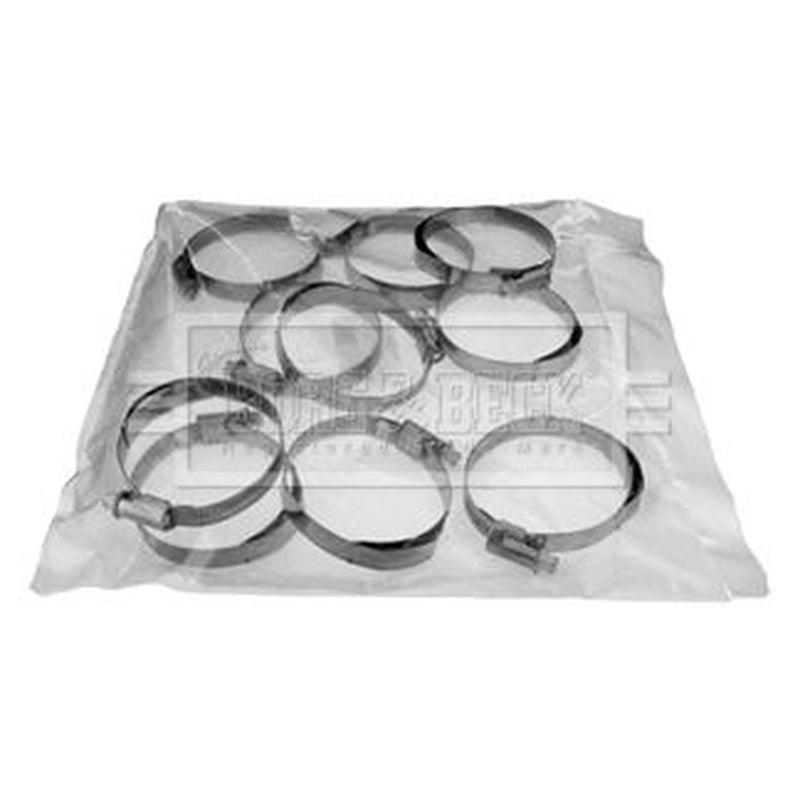 Borg & Beck 10 x Charge Air Hose Fastening Clamp Wide Thick BHC1003
