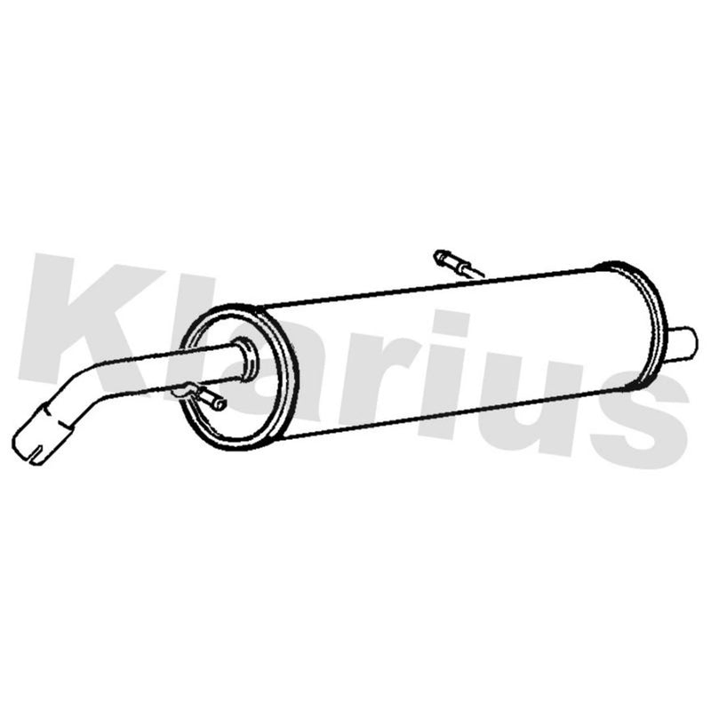 Klarius Box With Tail Pipe Rear PG863D
