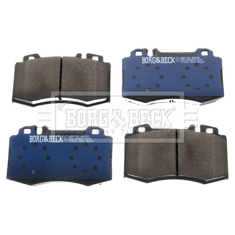 Borg & Beck 4 x Front Brake Pad Set BBP1756