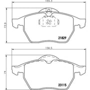 Mintex Front Brake Pad Set MDB1813