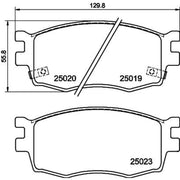 DON Front Brake Pad Set PCP1282