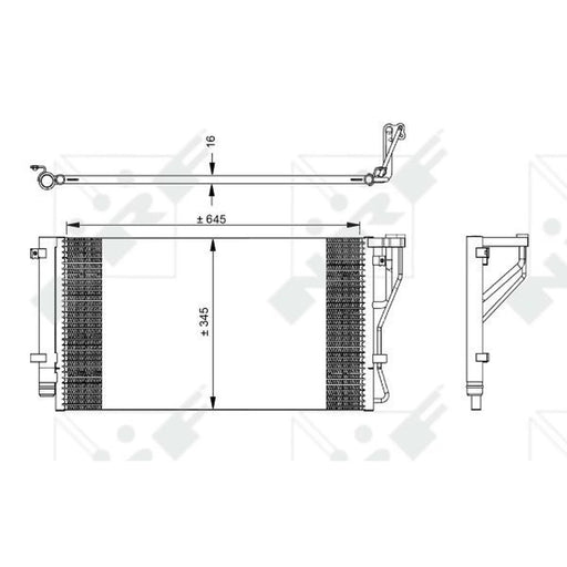 NRF Air Conditioning Condenser 35980
