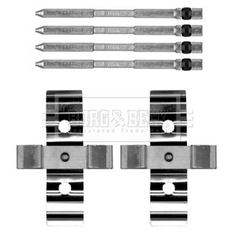 Borg & Beck Brake Pad Accessory Fitting Kit Front BBK1527
