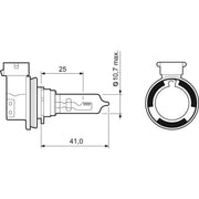 Valeo H9 Bulb Cardboard Essential 032011 032011