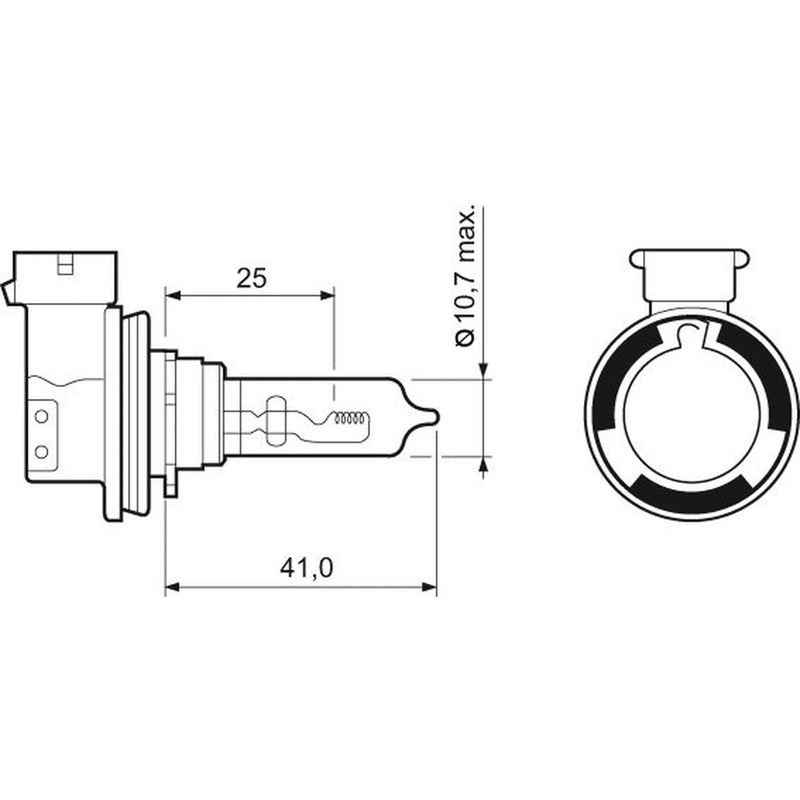 Valeo H9 Bulb Cardboard Essential 032011 032011