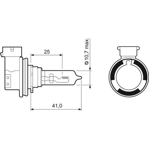 Valeo H9 Bulb Cardboard Essential 032011 032011