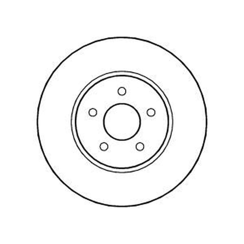 Abtex 2 x Vented Front Brake Discs BD891V
