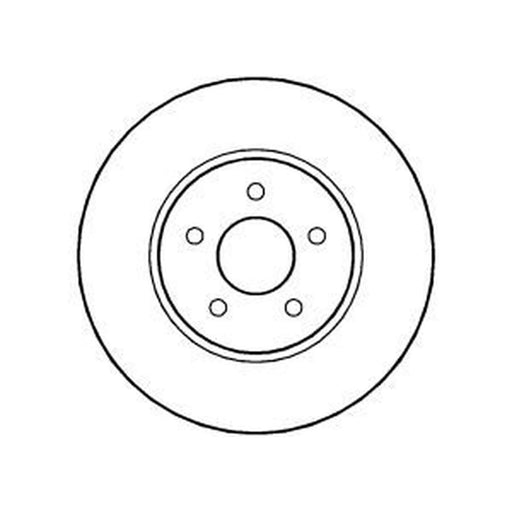 Abtex 2 x Vented Front Brake Discs BD891V