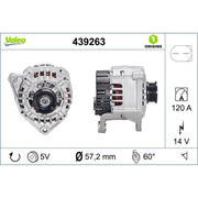 Valeo Car Alternator 12V 439263