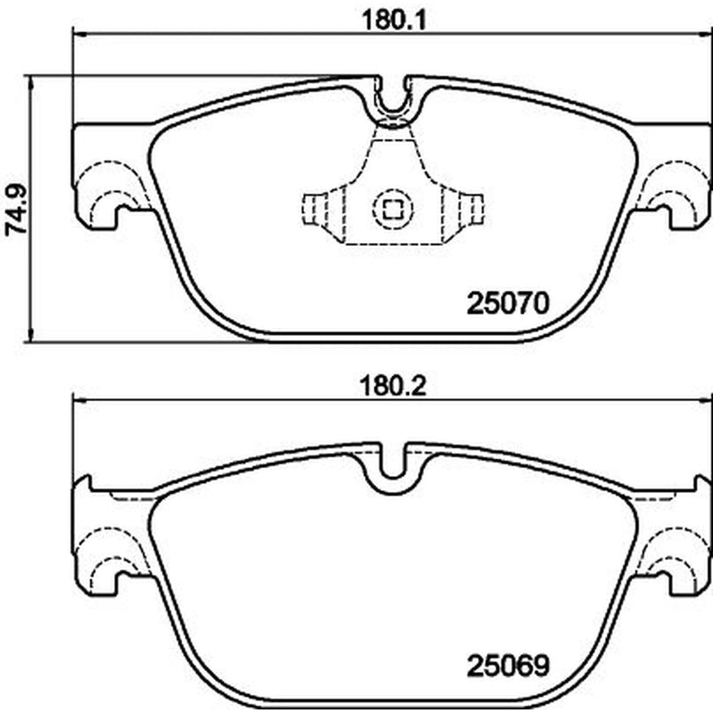 Mintex Front Brake Pad Set MDB3410