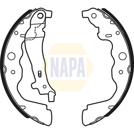 NAPA Brake Shoe Set Axle Kit NBS1067