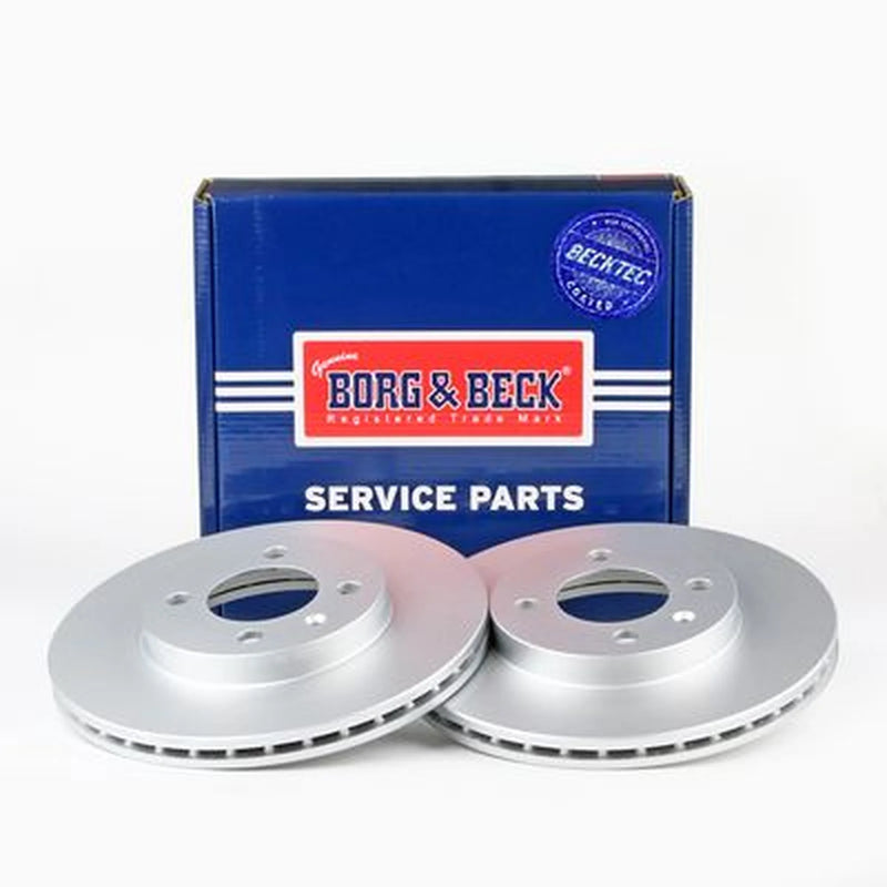 Borg & Beck 2 x Vented Front Brake Discs BBD4925