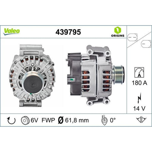 Valeo Car Alternator 12V 439795