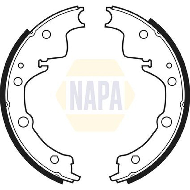 NAPA Brake Shoe Set Axle Kit NBS1010