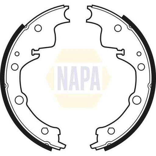 NAPA Brake Shoe Set Axle Kit NBS1010