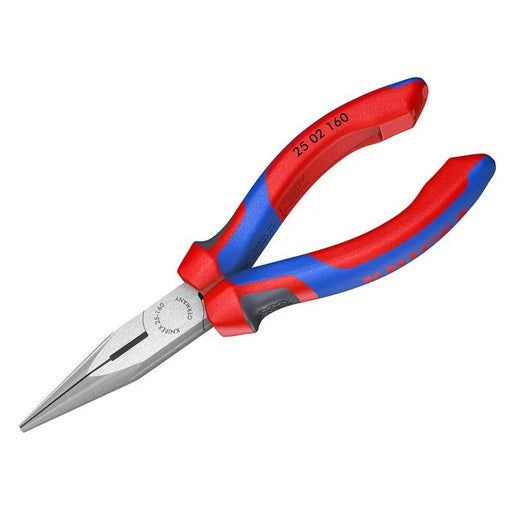 KNIPEX 25 02 160 Snipe Nose Side Cutting Pliers Comfort Handles 160mm