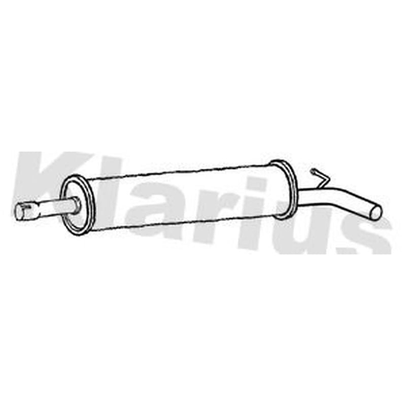 Klarius Box With Tail Pipe VW1588V