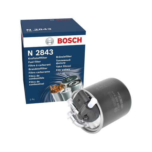 Bosch Car Fuel Filter N2843 Fits Mercedes-Benz A A180 Cdi|Cdi Blueefficiency - 1 Bosch  - Town Parts