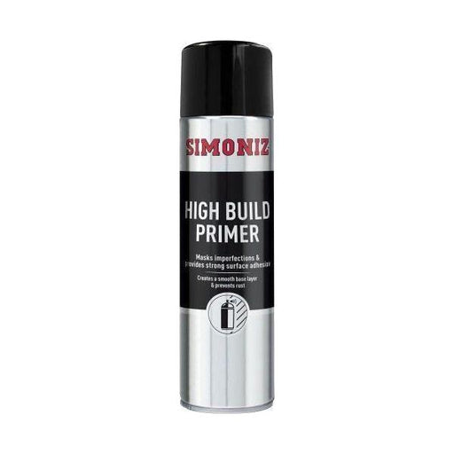 Simoniz High Build Primer Spray Putty Filler Aerosol Paint 500ml SIMB90D Simoniz  - Town Parts