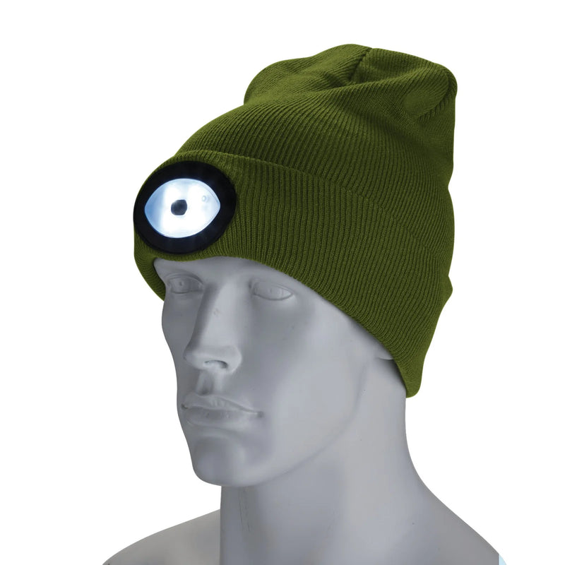 Draper Beanie Hat with Rechargeable Torch, One Size, 100 Lumens