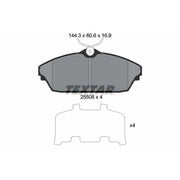 Textar Front Brake Pad Set 2550801