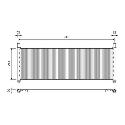 Valeo Engine Radiator 701319