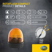 Hella Strobe-Type Beacon High 2XD 013 878-001