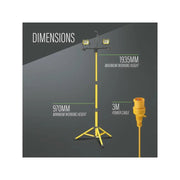Lighthouse 4000 Lumen Twin Site Light 36W 110V - AST8615X2