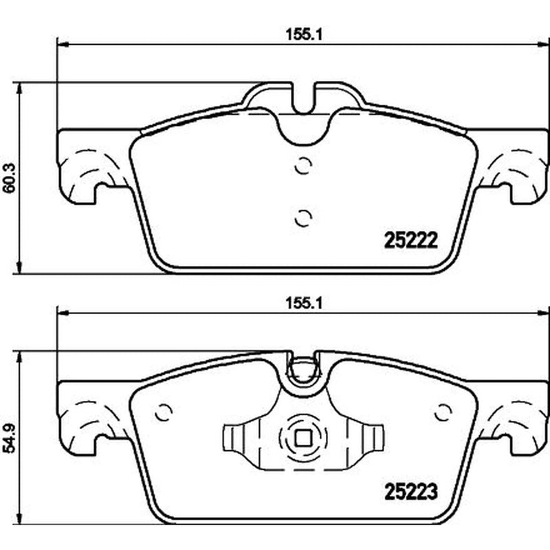 DON Front Brake Pad Set PCP1422