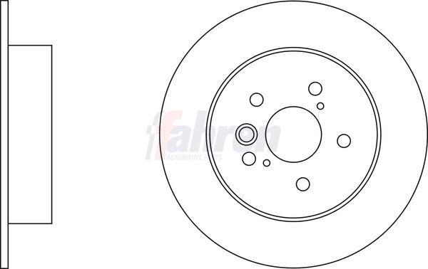 Fahren Brake Disc Set Solid