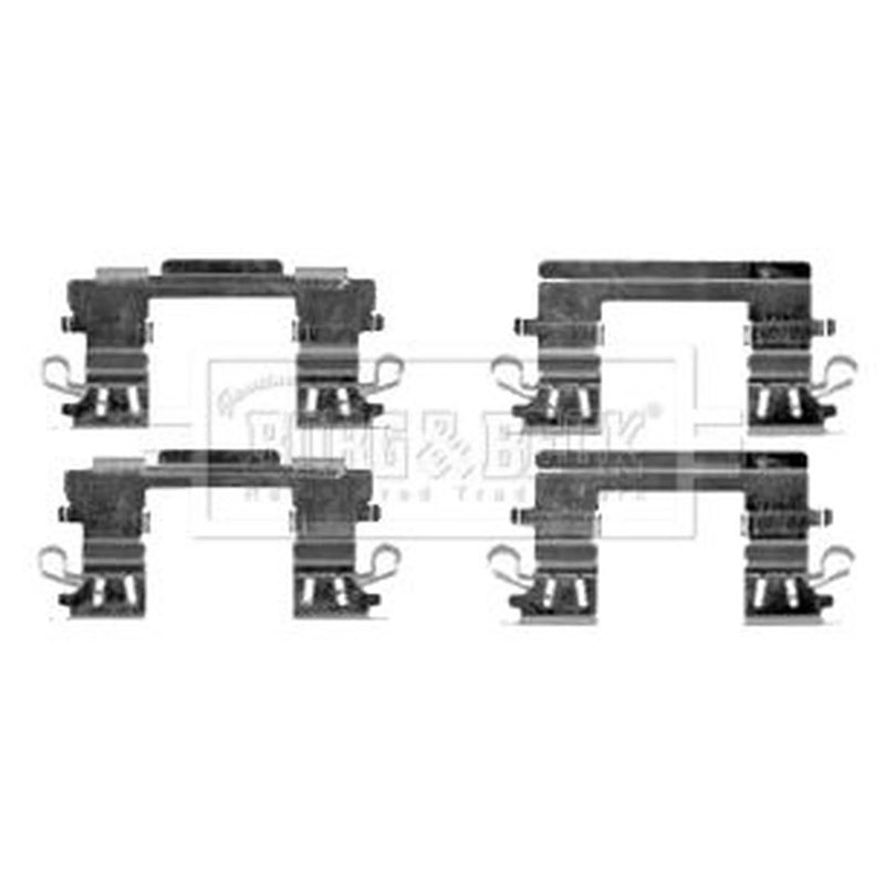 Borg & Beck Brake Pad Accessory Fitting Kit Front BBK1387
