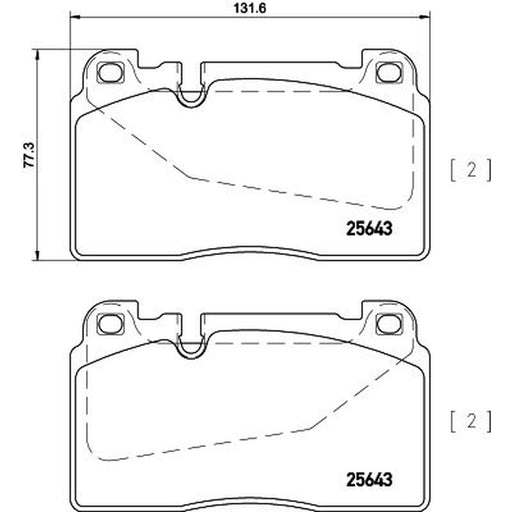 Mintex Front Brake Pad Set MDB3313