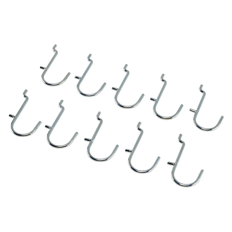 Draper Pegboard J-Hooks Metal Hooks (10 Pack)
